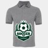 JB's  BIRDS EYE POLO   CHARCOAL - S Thumbnail