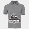 JB's  BIRDS EYE POLO   CHARCOAL - S Thumbnail