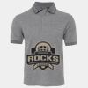 JB's  BIRDS EYE POLO   CHARCOAL - S Thumbnail