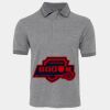 JB's  BIRDS EYE POLO   CHARCOAL - S Thumbnail