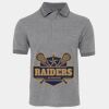JB's  BIRDS EYE POLO   CHARCOAL - S Thumbnail
