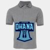 JB's  BIRDS EYE POLO   CHARCOAL - S Thumbnail
