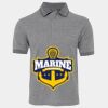 JB's  BIRDS EYE POLO   CHARCOAL - S Thumbnail