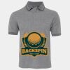 JB's  BIRDS EYE POLO   CHARCOAL - S Thumbnail