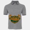 JB's  BIRDS EYE POLO   CHARCOAL - S Thumbnail