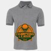 JB's  BIRDS EYE POLO   CHARCOAL - S Thumbnail