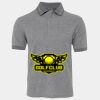 JB's  BIRDS EYE POLO   CHARCOAL - S Thumbnail