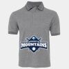 JB's  BIRDS EYE POLO   CHARCOAL - S Thumbnail
