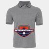JB's  BIRDS EYE POLO   CHARCOAL - S Thumbnail