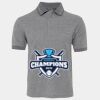 JB's  BIRDS EYE POLO   CHARCOAL - S Thumbnail