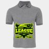 JB's  BIRDS EYE POLO   CHARCOAL - S Thumbnail