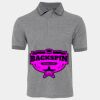 JB's  BIRDS EYE POLO   CHARCOAL - S Thumbnail