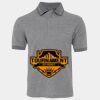 JB's  BIRDS EYE POLO   CHARCOAL - S Thumbnail