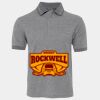 JB's  BIRDS EYE POLO   CHARCOAL - S Thumbnail