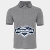 JB's  BIRDS EYE POLO   CHARCOAL - S Thumbnail