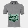 JB's  BIRDS EYE POLO   CHARCOAL - S Thumbnail