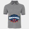 JB's  BIRDS EYE POLO   CHARCOAL - S Thumbnail