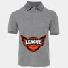 JB's  BIRDS EYE POLO   CHARCOAL - S Thumbnail