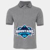 JB's  BIRDS EYE POLO   CHARCOAL - S Thumbnail
