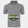 JB's  BIRDS EYE POLO   CHARCOAL - S Thumbnail