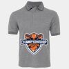 JB's  BIRDS EYE POLO   CHARCOAL - S Thumbnail