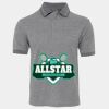 JB's  BIRDS EYE POLO   CHARCOAL - S Thumbnail