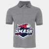 JB's  BIRDS EYE POLO   CHARCOAL - S Thumbnail