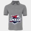 JB's  BIRDS EYE POLO   CHARCOAL - S Thumbnail