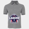 JB's  BIRDS EYE POLO   CHARCOAL - S Thumbnail