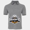 JB's  BIRDS EYE POLO   CHARCOAL - S Thumbnail