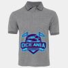 JB's  BIRDS EYE POLO   CHARCOAL - S Thumbnail