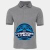 JB's  BIRDS EYE POLO   CHARCOAL - S Thumbnail