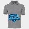 JB's  BIRDS EYE POLO   CHARCOAL - S Thumbnail