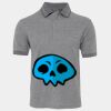JB's  BIRDS EYE POLO   CHARCOAL - S Thumbnail