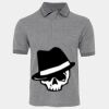 JB's  BIRDS EYE POLO   CHARCOAL - S Thumbnail