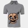 JB's  BIRDS EYE POLO   CHARCOAL - S Thumbnail