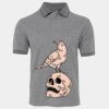 JB's  BIRDS EYE POLO   CHARCOAL - S Thumbnail