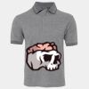 JB's  BIRDS EYE POLO   CHARCOAL - S Thumbnail
