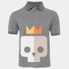 JB's  BIRDS EYE POLO   CHARCOAL - S Thumbnail