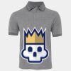 JB's  BIRDS EYE POLO   CHARCOAL - S Thumbnail