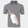 JB's  BIRDS EYE POLO   CHARCOAL - S Thumbnail