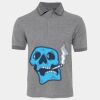 JB's  BIRDS EYE POLO   CHARCOAL - S Thumbnail