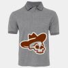 JB's  BIRDS EYE POLO   CHARCOAL - S Thumbnail