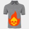 JB's  BIRDS EYE POLO   CHARCOAL - S Thumbnail