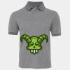 JB's  BIRDS EYE POLO   CHARCOAL - S Thumbnail
