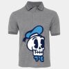JB's  BIRDS EYE POLO   CHARCOAL - S Thumbnail