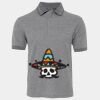 JB's  BIRDS EYE POLO   CHARCOAL - S Thumbnail