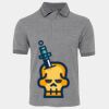 JB's  BIRDS EYE POLO   CHARCOAL - S Thumbnail