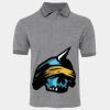 JB's  BIRDS EYE POLO   CHARCOAL - S Thumbnail