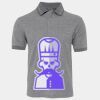 JB's  BIRDS EYE POLO   CHARCOAL - S Thumbnail